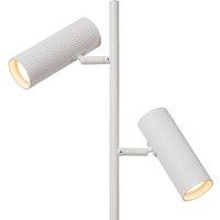Lucide Clubs floor lamp, adjustable, white, metal, 140 cm, GU10
