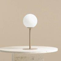 ALDEX Joel table lamp, height 35 cm, beige/white