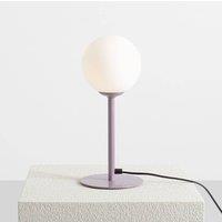 ALDEX Joel table lamp, height 35 cm, lilac/white