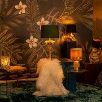 Lucide Extravaganza Frizzle table lamp, brown/gold