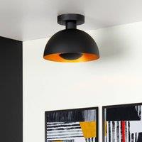 Lucide Siemon ceiling light made of steel 25 cm black