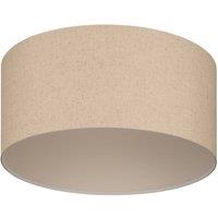 EGLO Feniglia ceiling lamp, linen lampshade, natural