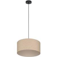 EGLO Feniglia pendant light, linen lampshade, natural