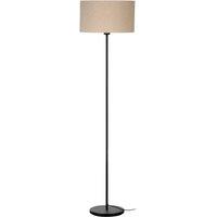 EGLO Feniglia floor lamp, linen lampshade, natural