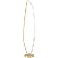 EGLO Vallerosa LED floor lamp in brass