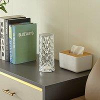Lindby LED rechargeable table lamp Louane, 21.5 cm, USB, RGBW