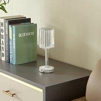 Lindby LED table lamp Louane, 25.7 cm, USB, RGBW