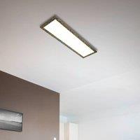 Quitani Aurinor LED panel, gold patinated, 125 cm