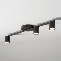 SIGMA Sky ceiling spotlight, 3-bulb, black