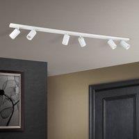 ORION Sean downlight, 6-bulb, white