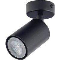 SIGMA Zoom ceiling spotlight, 1-bulb, black