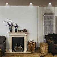 LEDVANCE Twist LED spotlight 7cm 830 white/silver