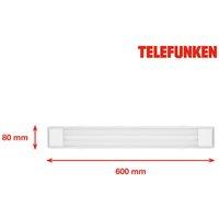 Telefunken Maat LED ceiling light, 60 cm long, white, 840