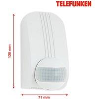 Telefunken Funchal motion sensor, max. 1,000 W LED, white