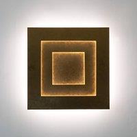 Hollnder Masaccio Quadro LED wall light, gold