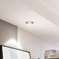 Arcchio LED downlight Zarik, black, 4,000K