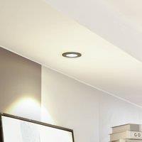 Arcchio LED downlight Lirin, black, 2,700K