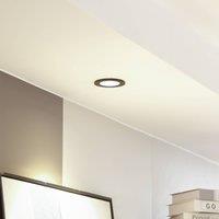 Arcchio LED downlight Aryx, black, 2,700K