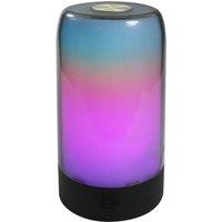 Prios LED table lamp Valtari, white, height 19 cm, RGB
