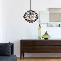 Globo Senni pendant light, black, 39 cm