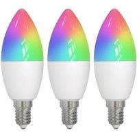 LUUMR Smart E14 4.9W CCT RGB ZigBee Tuya Hue 3er