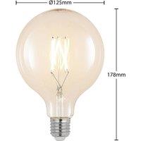 Arcchio Filament LED bulb E27 8W 2700K G125 globe clear 2x