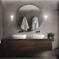 Briloner Kosol wall light bathroom, IP44, E27, chrome