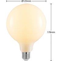 Arcchio LED bulb E27 6 W 2700 K G125 dimmable opal 2-pack