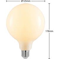 Arcchio LED bulb E27 8 W 2700 K G125 dimmable opal 2-pack