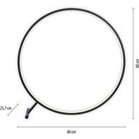 Paul Neuhaus LED floor lamp Hula CCT with remote control 80 cm