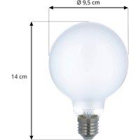 LUUMR Smart LED bulb set of 2 E27 G95 7W matt Tuya