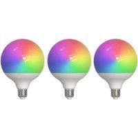 LUUMR Smart LED, 3, E27, G125, 9W, RGBW, CCT, matt, Tuya