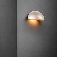 Nordlux Scorpius outdoor wall light, metal, sand-coloured
