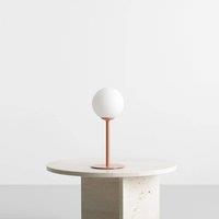 ALDEX Joel table lamp, height 35 cm, coral/white