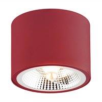 Argon Chloe ceiling spotlight, fixed, red