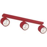 Argon Chloe adjustable 3-bulb downlight, red