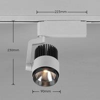Trio Lighting LED track spotlight Radiator for DUOline, titanium matt, CCT
