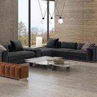 Eko-Light Capri pendant light with round lampshades, 3-bulb