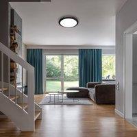 Briloner 3766015 LED outdoor ceiling light IP44, black