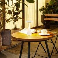 Lindby LED table lamp Evelen, white, IP54, CCT