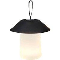 Lindby LED rechargeable table lamp Kalina, black/white, IP44