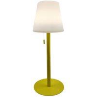 Lindby LED rechargeable lamp Azalea yellow aluminium CCT height-adjustable