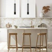 Eko-Light Estilo pendant light, black, 1-bulb