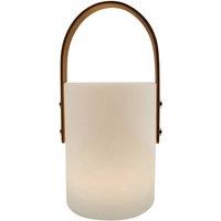 Lindby LED rechargeable outdoor table lamp Juria, white, CCT, IP44