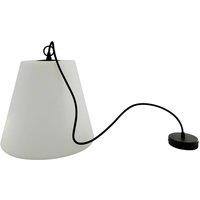 Lindby Alaida outdoor hanging truncated cone white