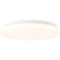 Lindby LED outdoor ceiling light Doki, 34 cm, white, plastic