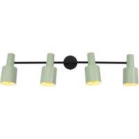 Lindby downlight Ovelia, green, 80 cm, 4-bulb, E27