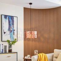 Lucande pendant light Aeloria, copper, 45 cm, iron, E27