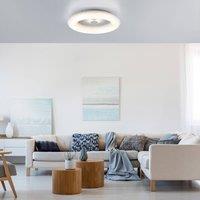 JUST LIGHT. GmbH Vertigo LED ceiling light, CCT, white, 50 cm