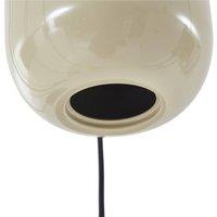 Lucande pendant light Narion, round, 7-bulb, colourful, metal